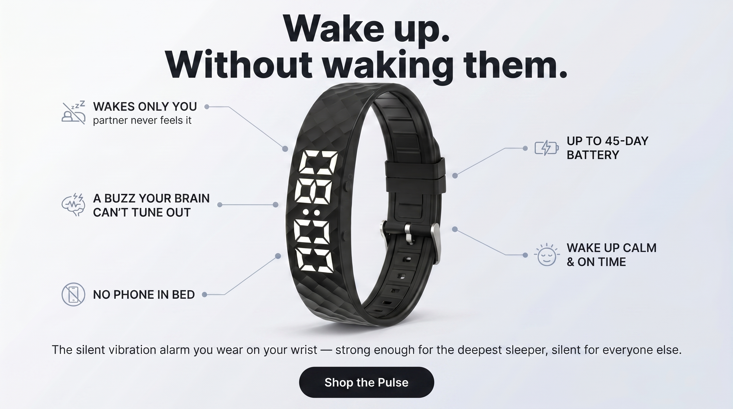 Wake up.Without waking them.