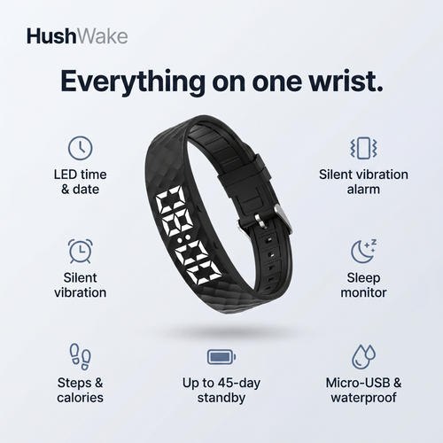 TapMeAwake Pulse — Silent Vibration Alarm
