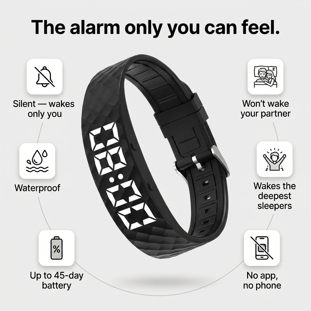 TapMeAwake Pulse — Silent Vibration Alarm