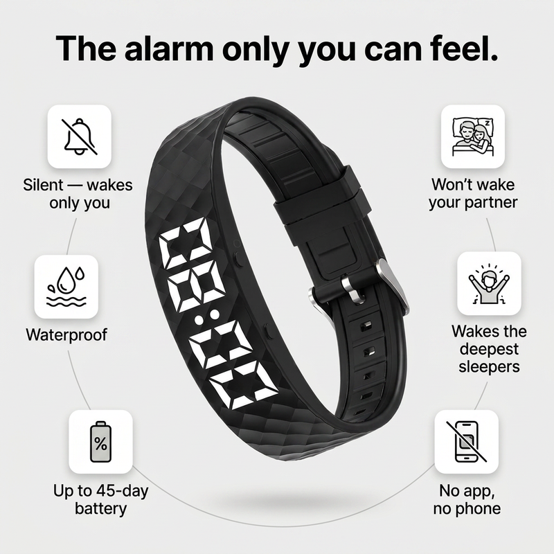 TapMeAwake Pulse — Silent Vibration Alarm